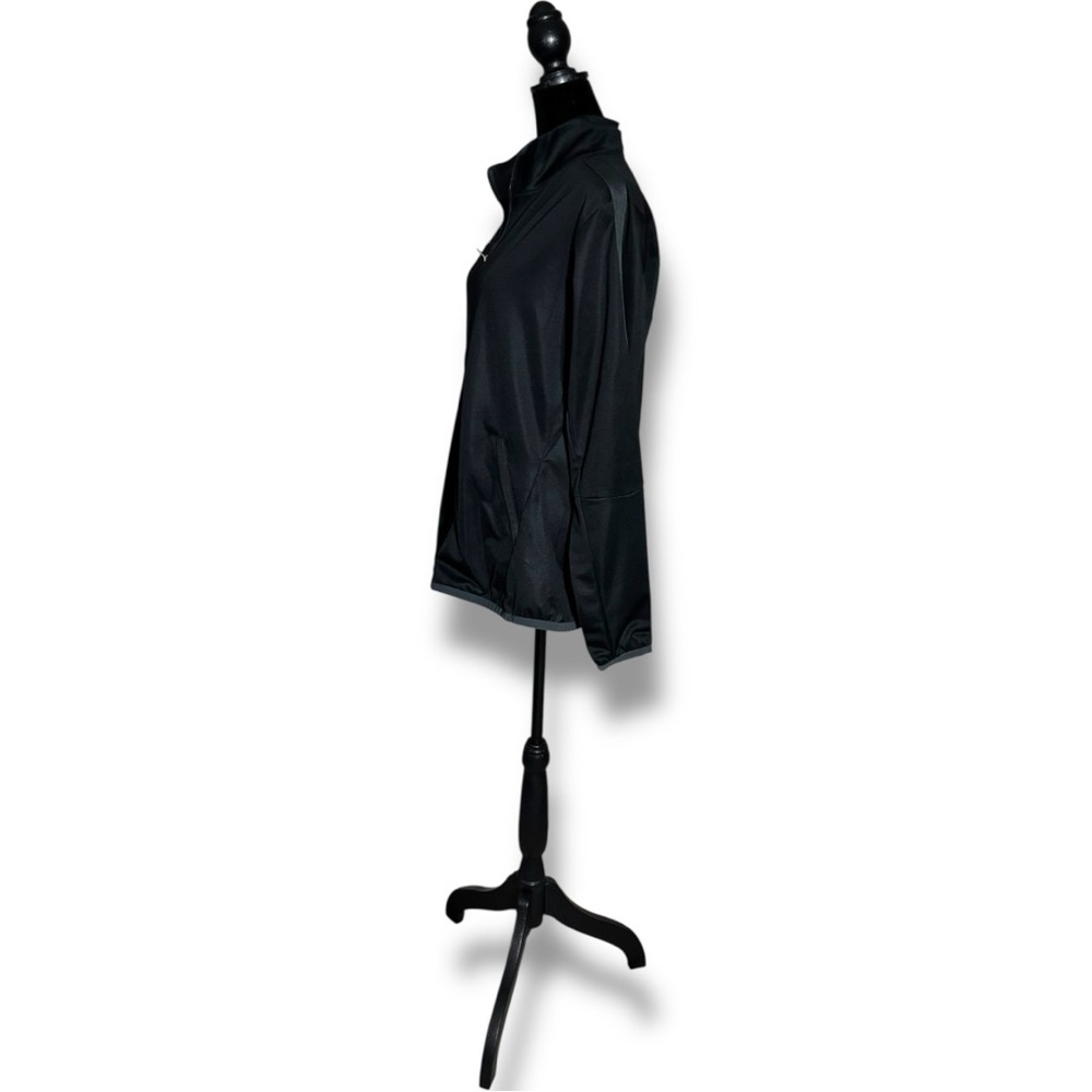 Nike Women’s Black With Grey Details Full-Zip Lightweight Sports Jacket - Picture 6 of 16